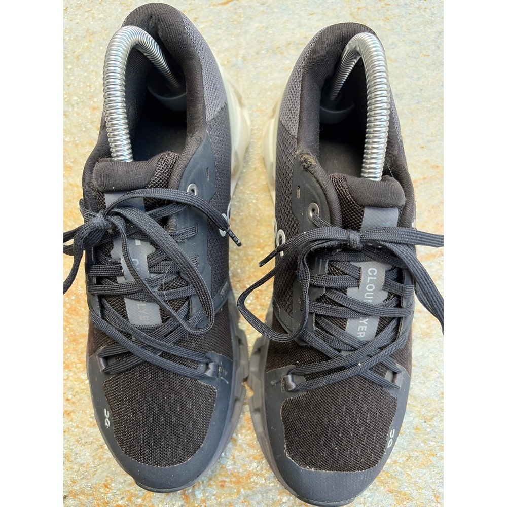 On Cloudflyer Womens Running Shoes Black White 71.98671 Size 7.5 - Picture 3 of 8